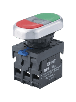 Кнопка NP8-11S  Пуск-Стоп 220V(овальная)