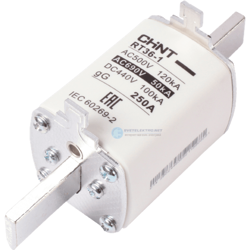 Base RT36-1-250 250A gG/gL предохранители