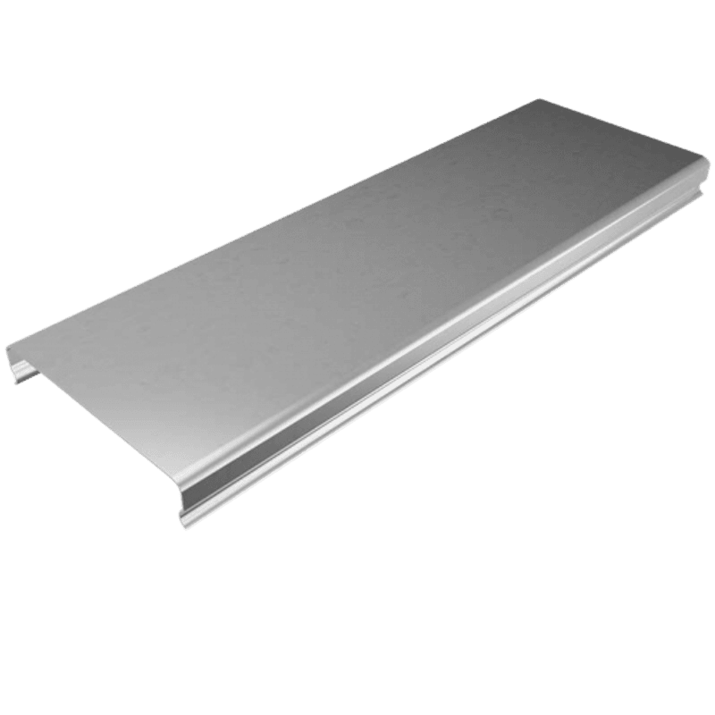 Крышка для металлического лотка 150х15х3000  (толщина 0,7 mm)