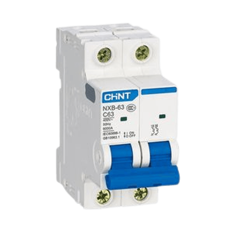 Автоматический выключатель NXB-63S 2P 63А 4.5kA х-ка D (R)