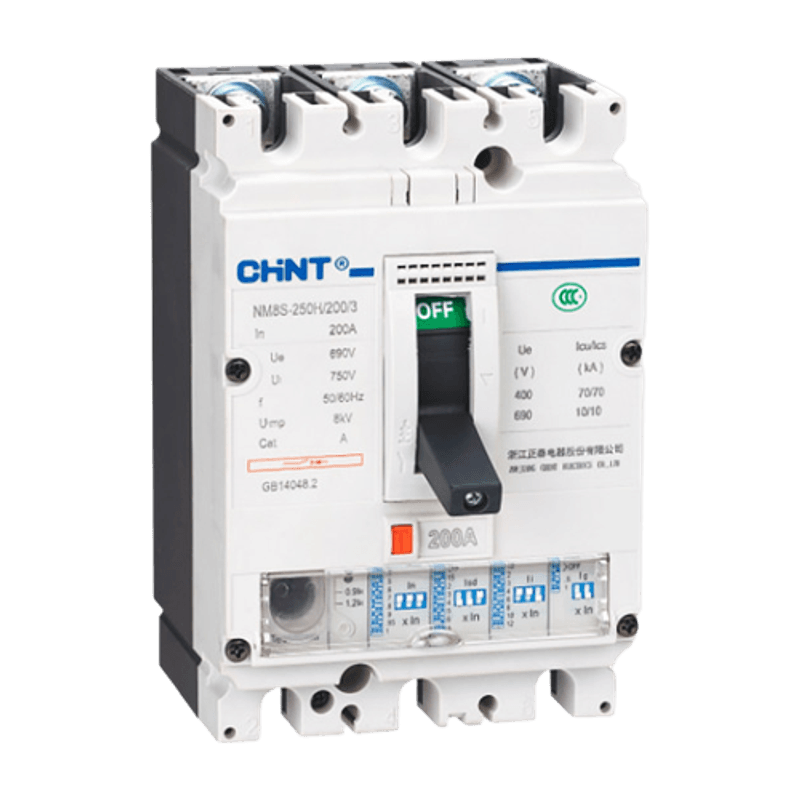 Авт. выкл.NM8S-250S 3P 250A 50кА (электронный)